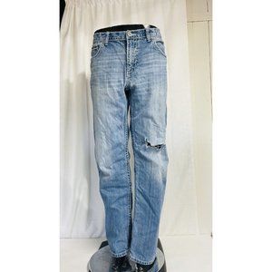 BKE Tyler Straight Jeans Women's 36L Distressed